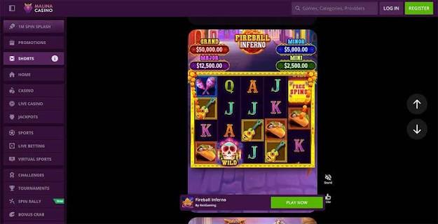 Recensione del casinò Malina per gli australiani - 2026